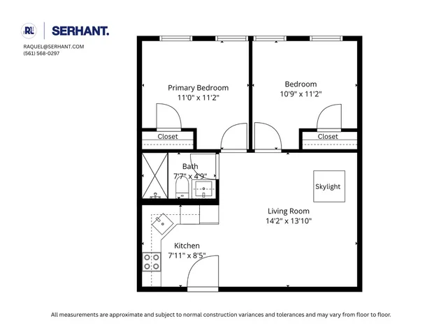 $4,900 | 983 Manhattan Avenue, Unit 2F | Greenpoint