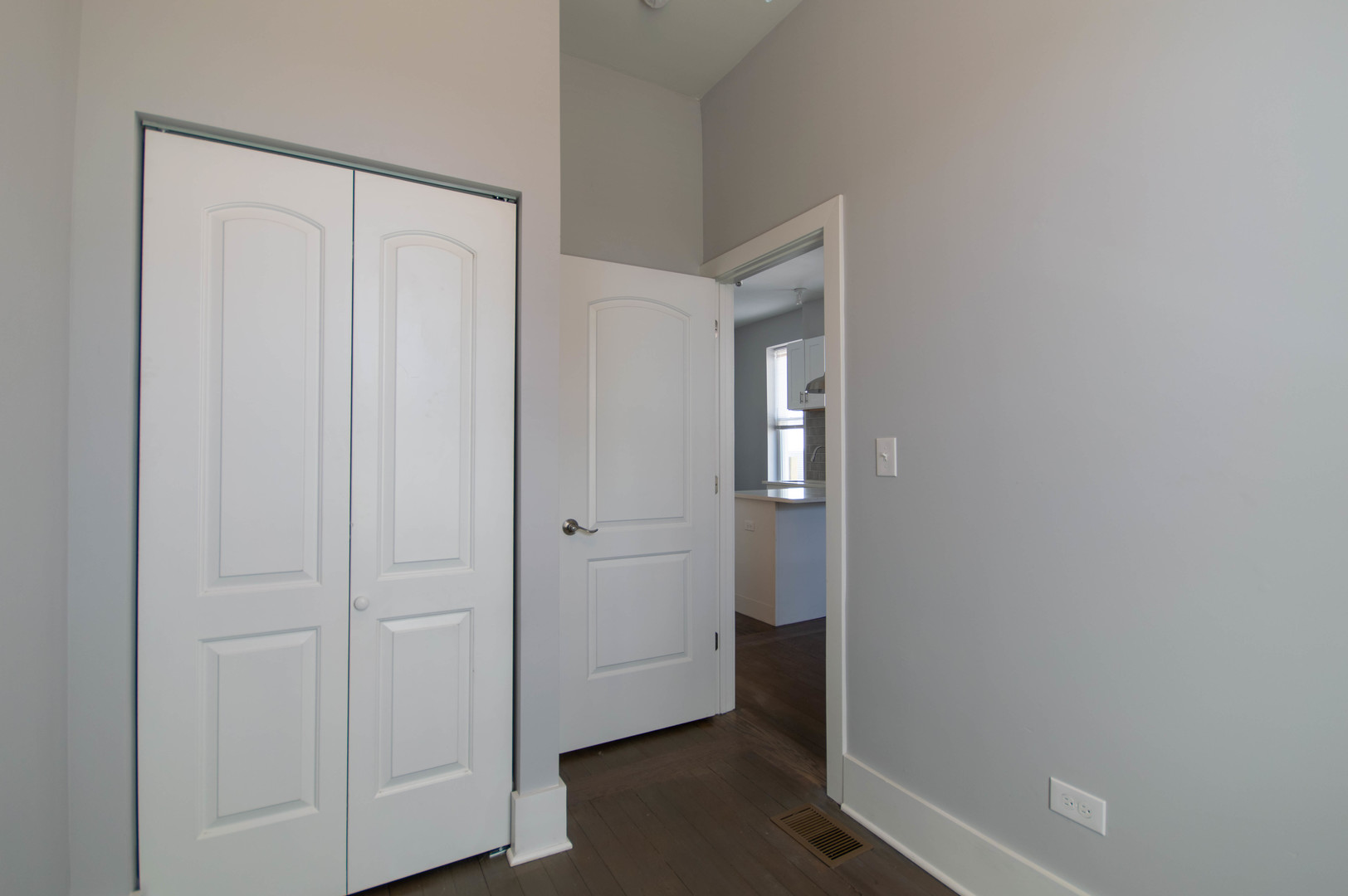 2117 West 18th Street, Unit 1R Chicago, IL 60608 - Photo 5 of 8 a view of a closet area with hallway