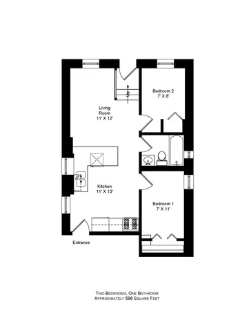 $1,650 | 2117 West 18th Street, Unit 1R, Chicago, IL 60608