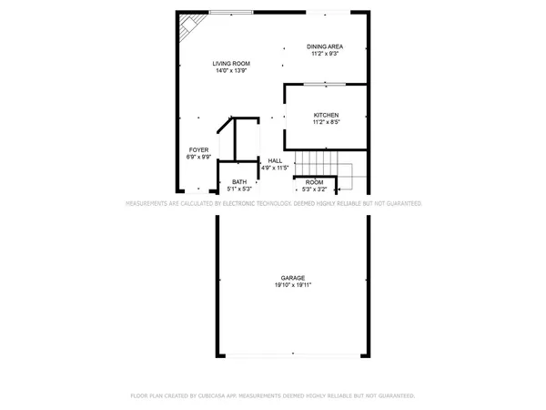 a picture of a floor plan