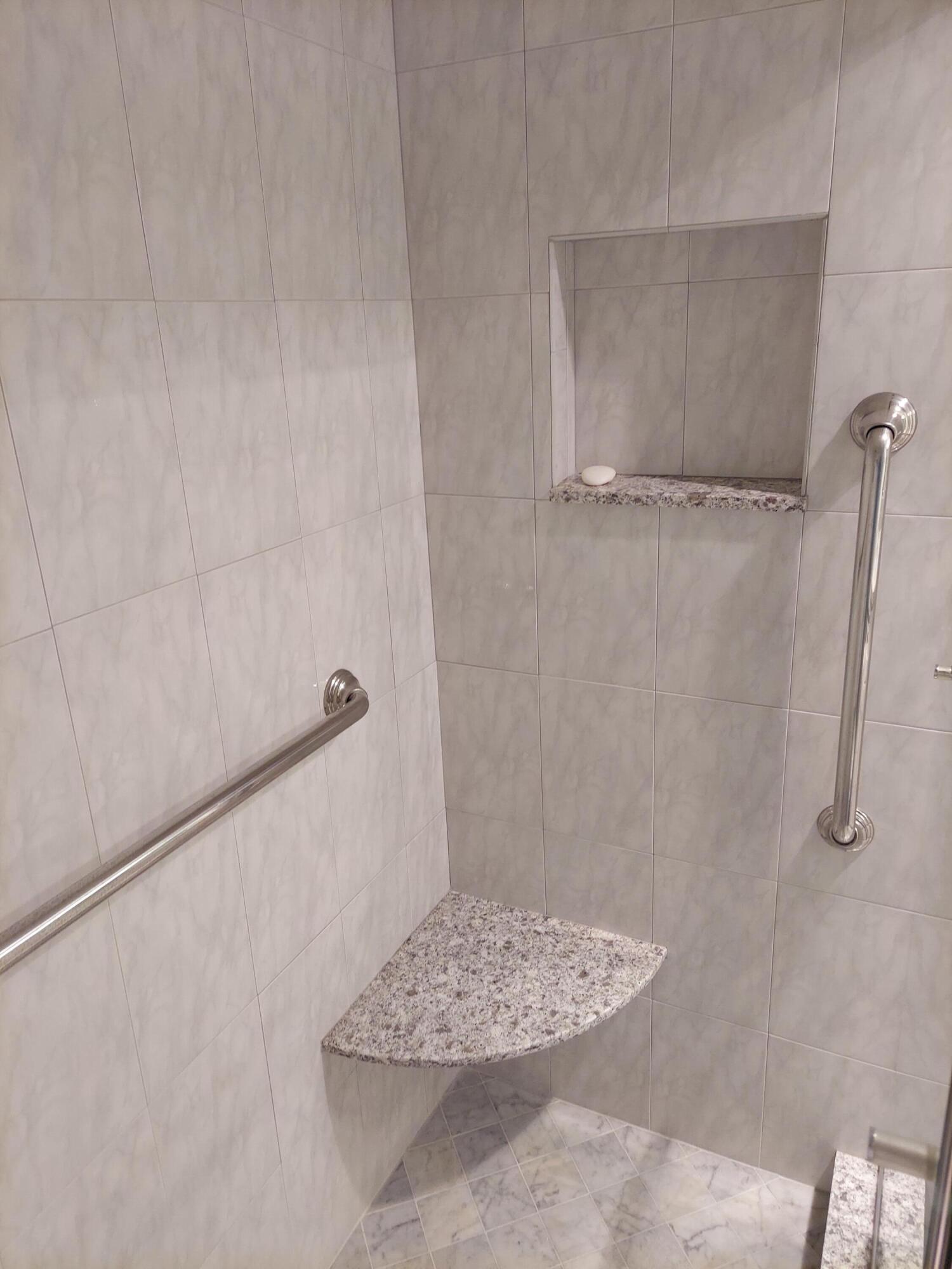 1016 Rexford Drive, Unit 1016 Boca Raton, FL 33434 - Photo 13 of 22 Master Bathroom Shower View 2