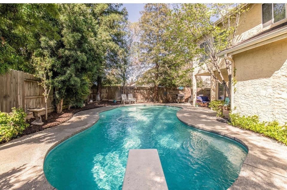 1230 Minarets Avenue Clovis, CA 93611 - Photo 4 of 19 a view of a garden with a bench