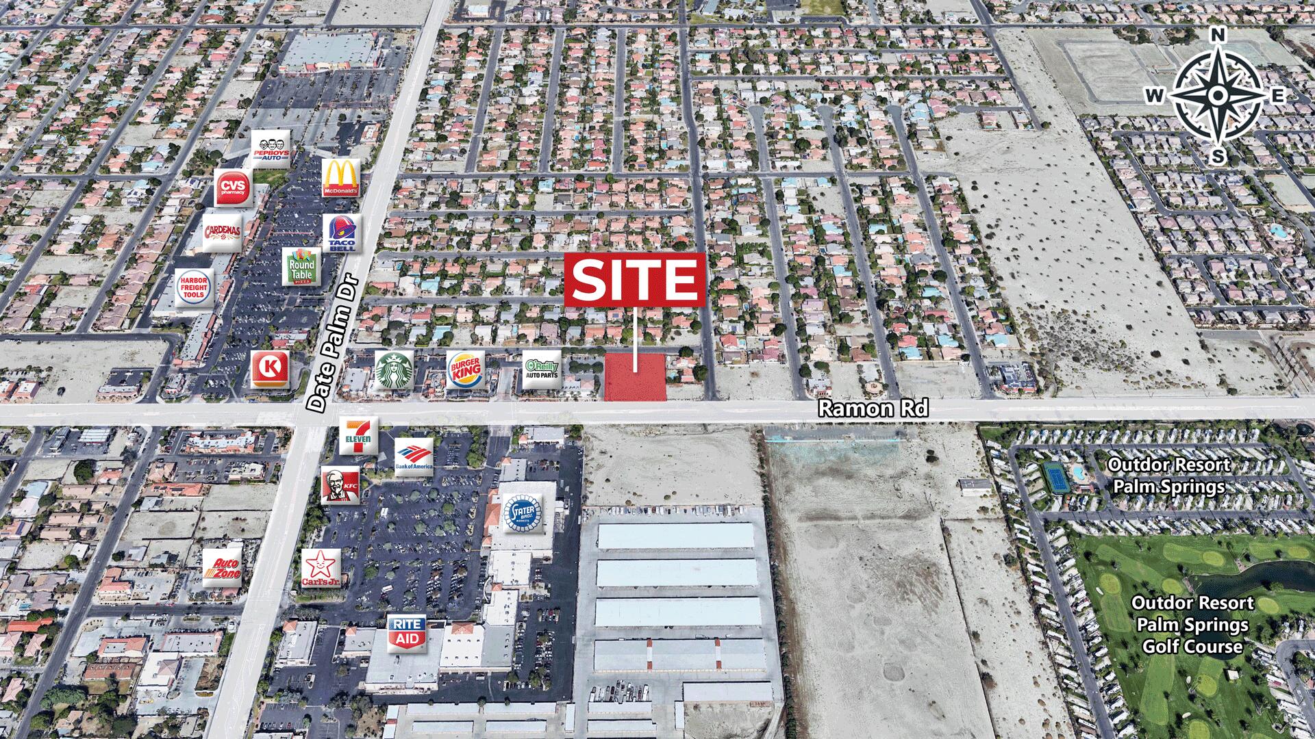 69180 Ramon Road Cathedral City, CA 92234 - Photo 1 of 3 69180 Ramon Rd, CC Tilt Aerial Web