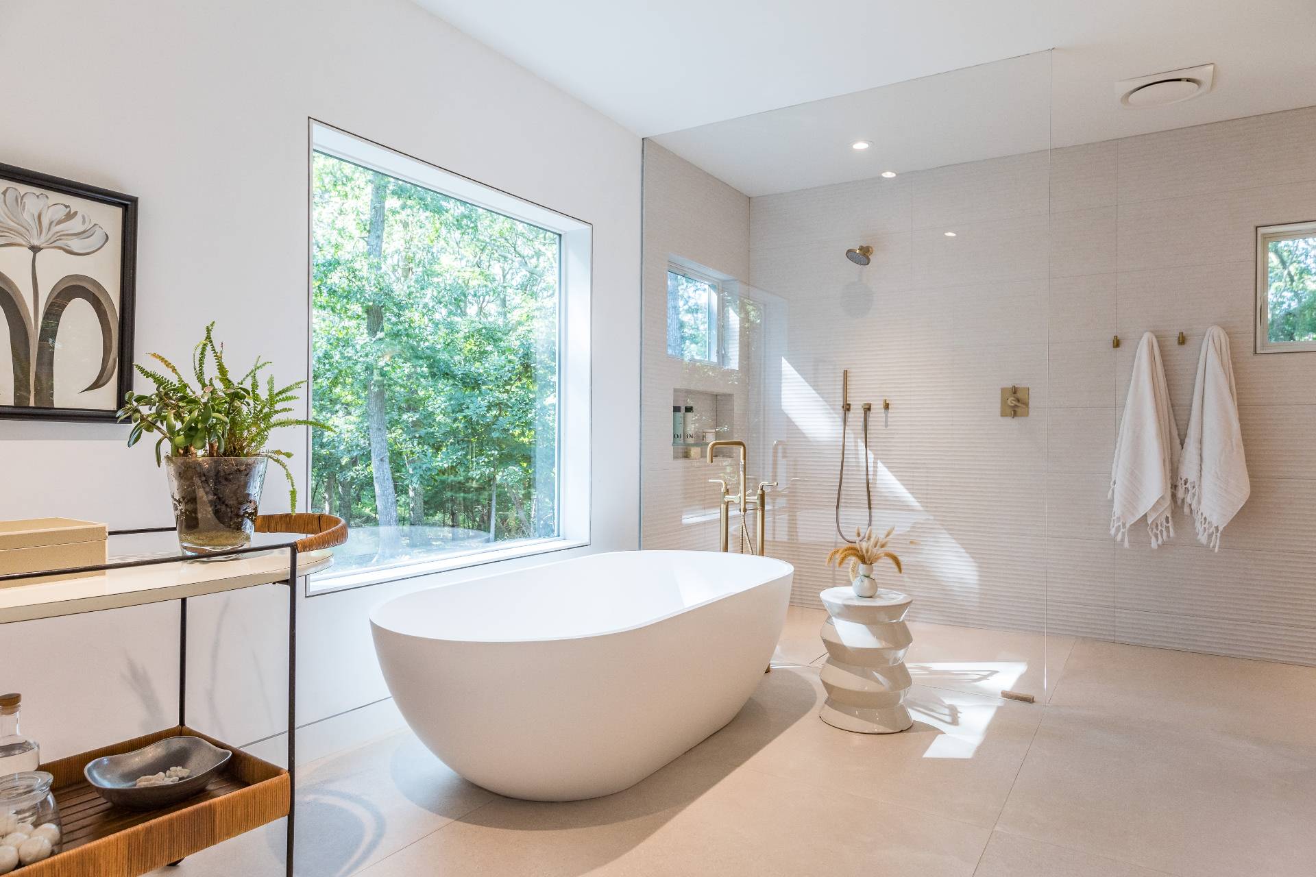 216 Bull Path East Hampton, NY 11937 - Photo 12 of 30 a living room with large window and furniture