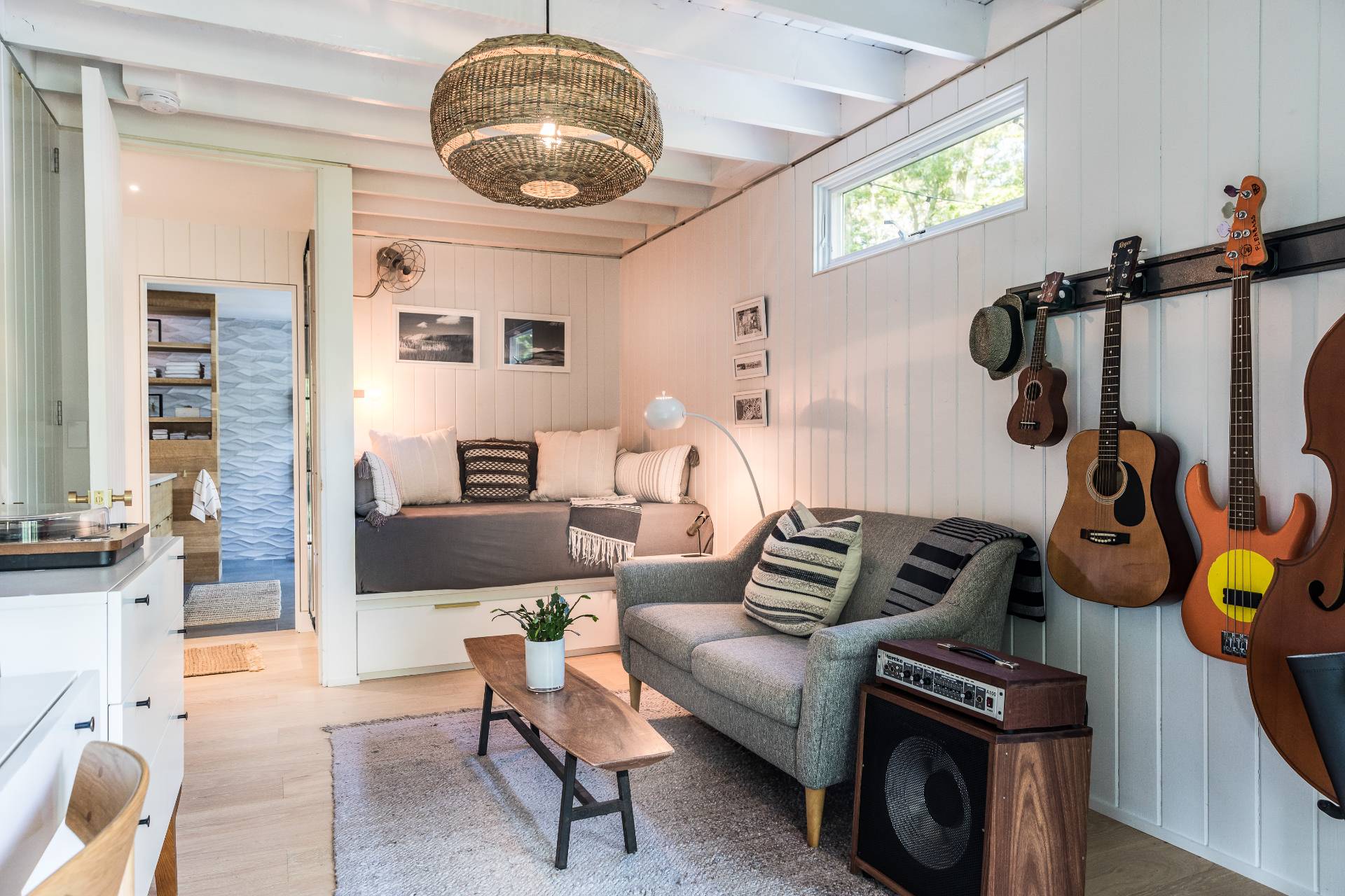 216 Bull Path East Hampton, NY 11937 - Photo 20 of 30 a living room with furniture and a wooden floor