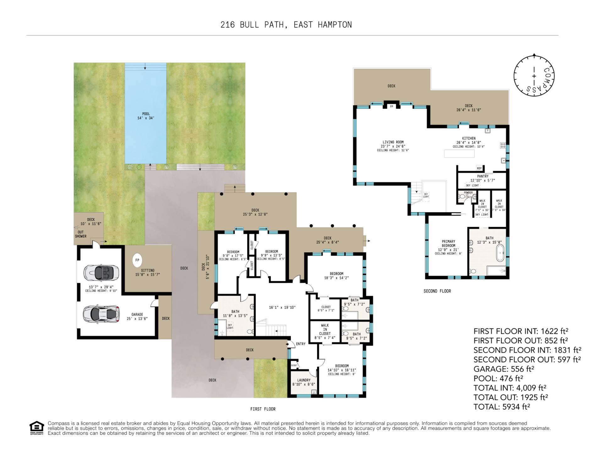 216 Bull Path East Hampton, NY 11937 - Photo 30 of 30 a black and white photo of a living room