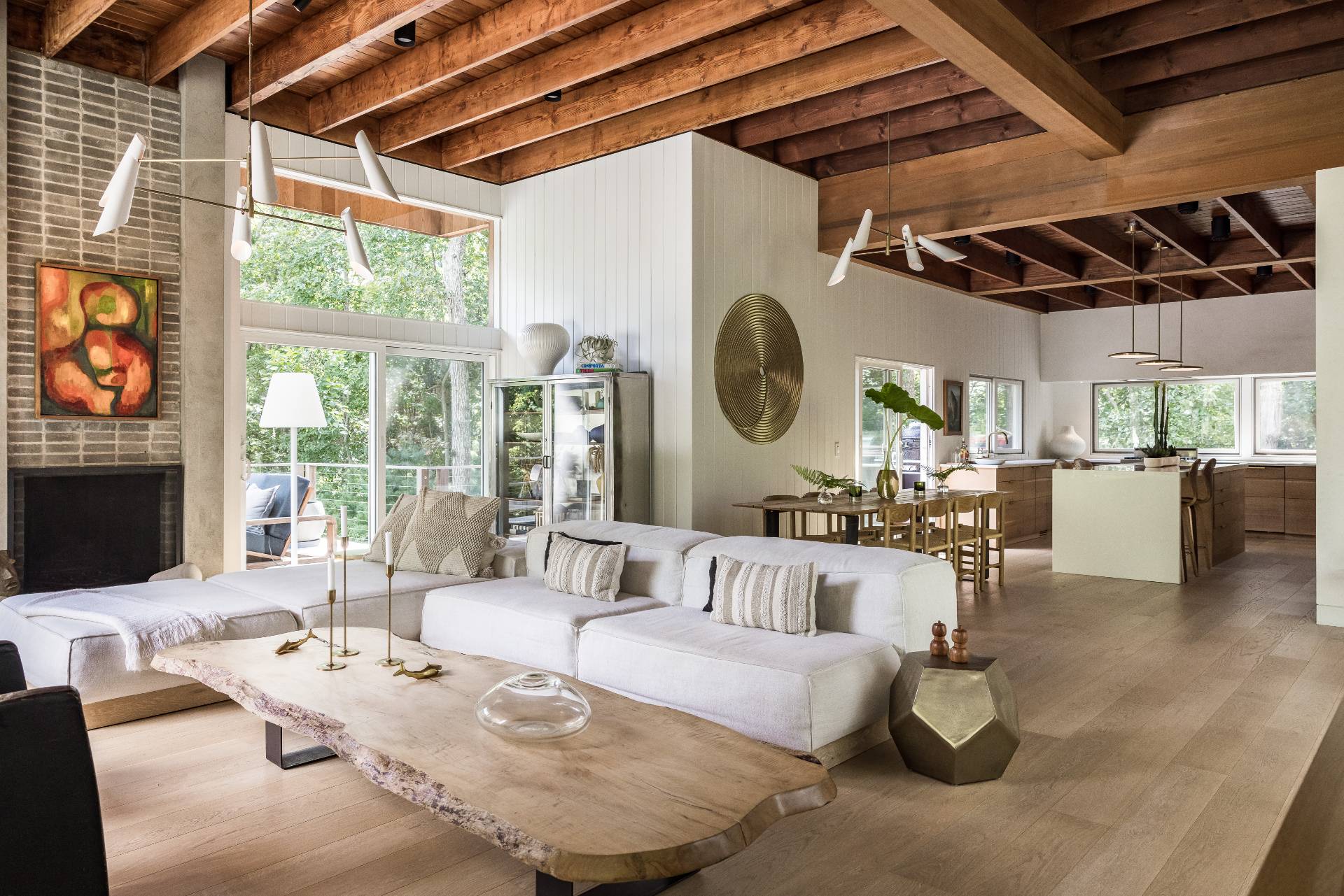 216 Bull Path East Hampton, NY 11937 - Photo 6 of 30 a living room with furniture and a large window