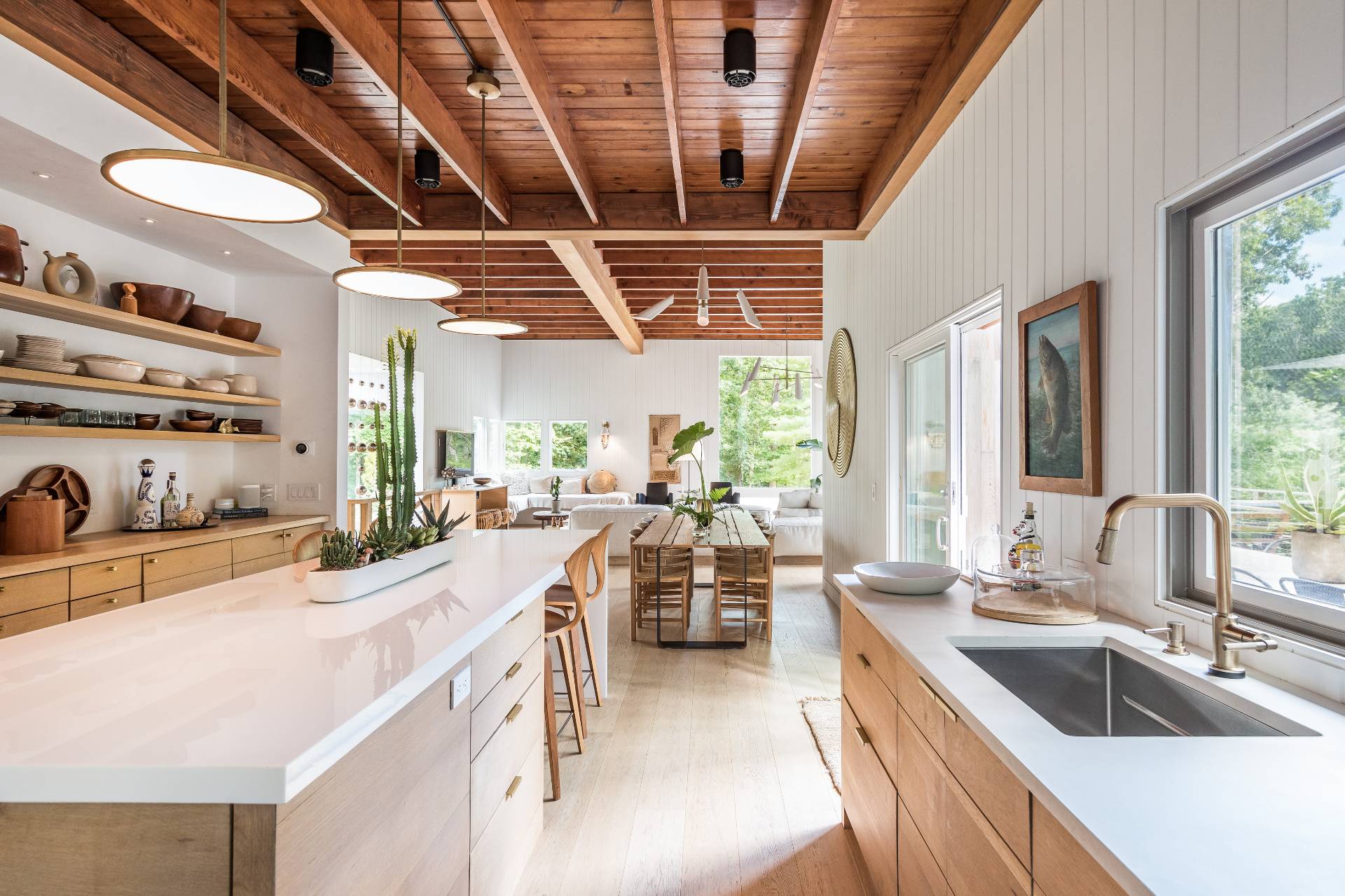 216 Bull Path East Hampton, NY 11937 - Photo 7 of 30 a kitchen with sink stove and cabinets
