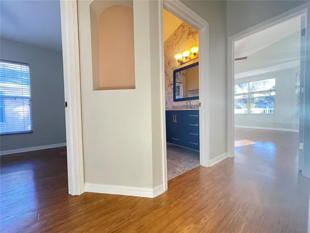a view interior of the house and kitchen view