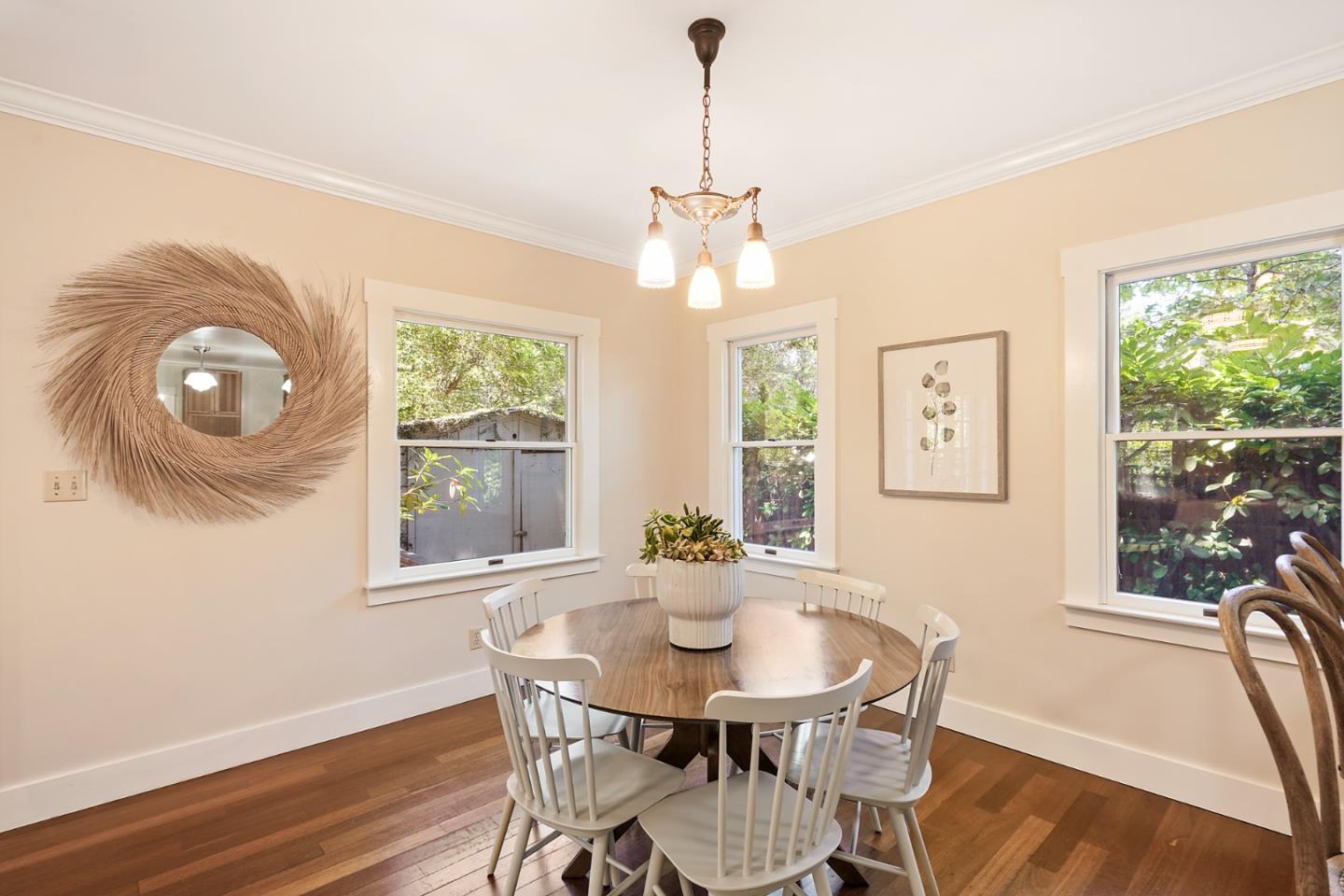151 Melville Avenue Palo Alto, CA 94301 - Photo 15 of 51 a view of a dining room with furniture window and outside view