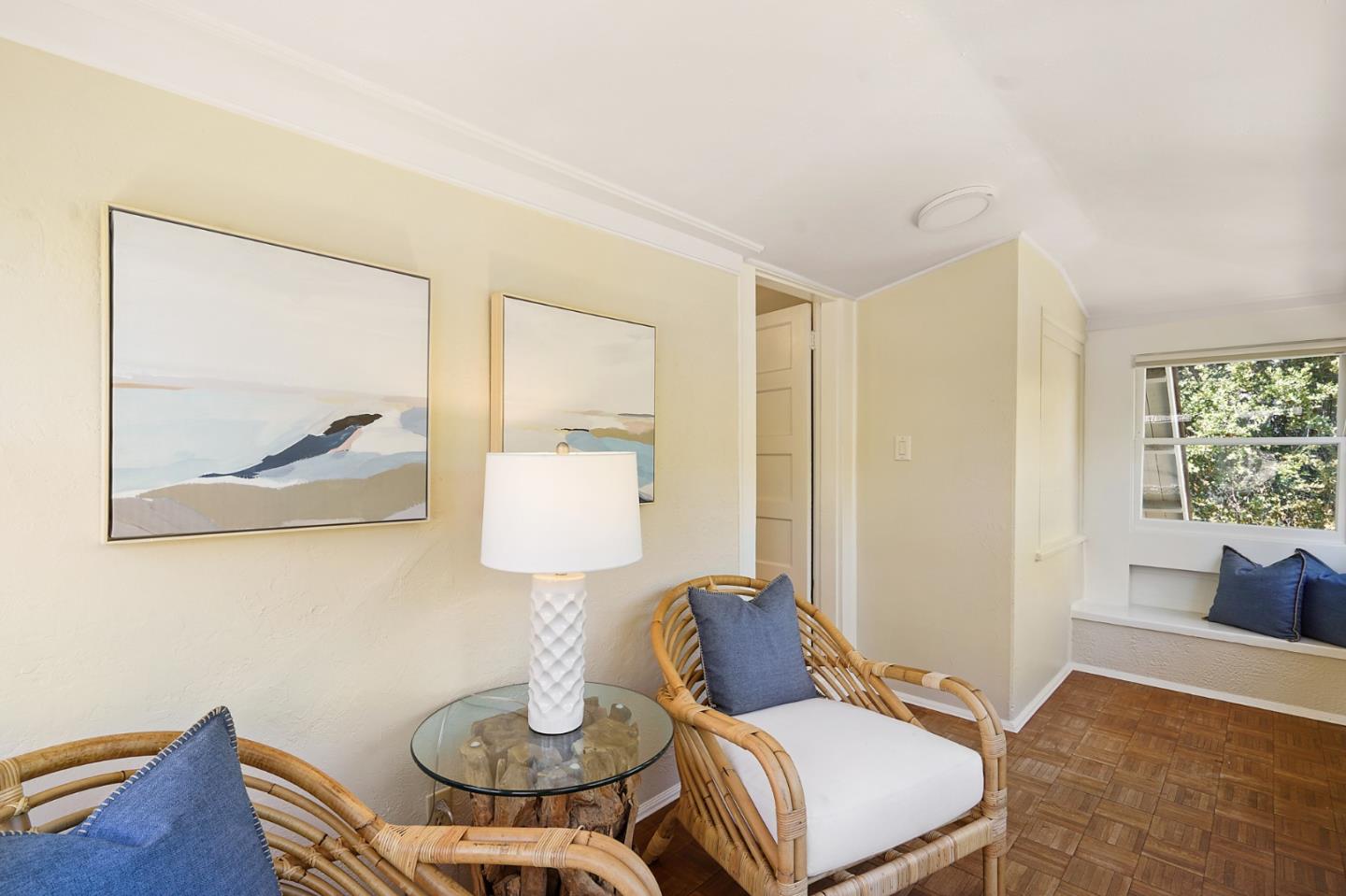 151 Melville Avenue Palo Alto, CA 94301 - Photo 41 of 51 a living room with furniture and a potted plant
