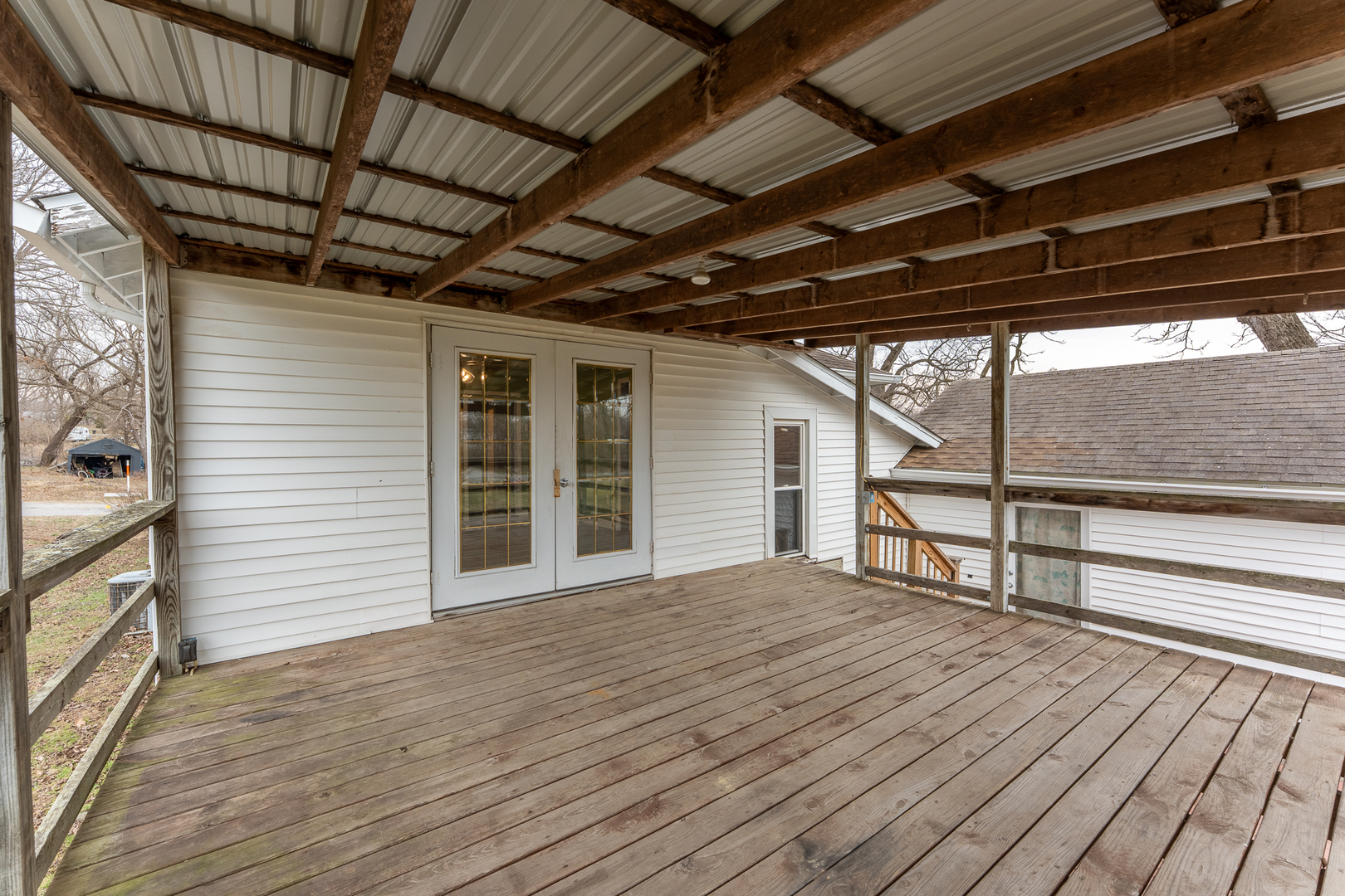 107 Seminary Street Creal Springs, IL 62922 - Photo 31 of 43 a view of porch with wooden floor