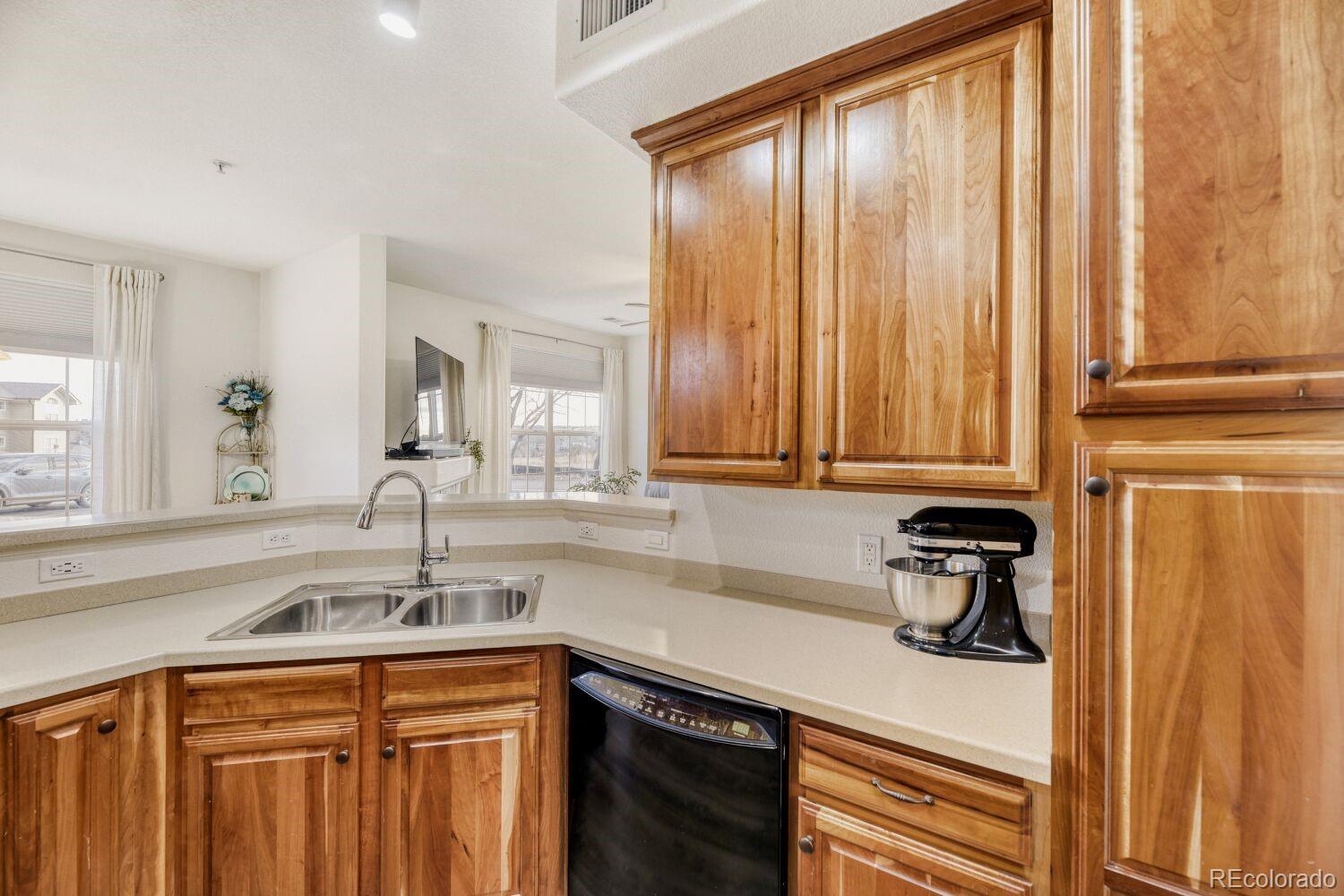 18611 Stroh Road, Unit 5108 Parker, CO 80134 - Photo 7 of 24 a kitchen with a sink cabinets and window