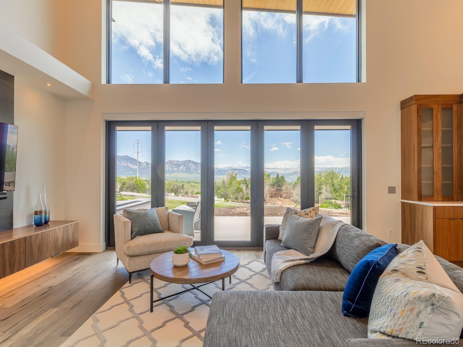 7526 Spring Drive Boulder, CO 80303 - Photo 5 of 40 a living room with furniture and a large window