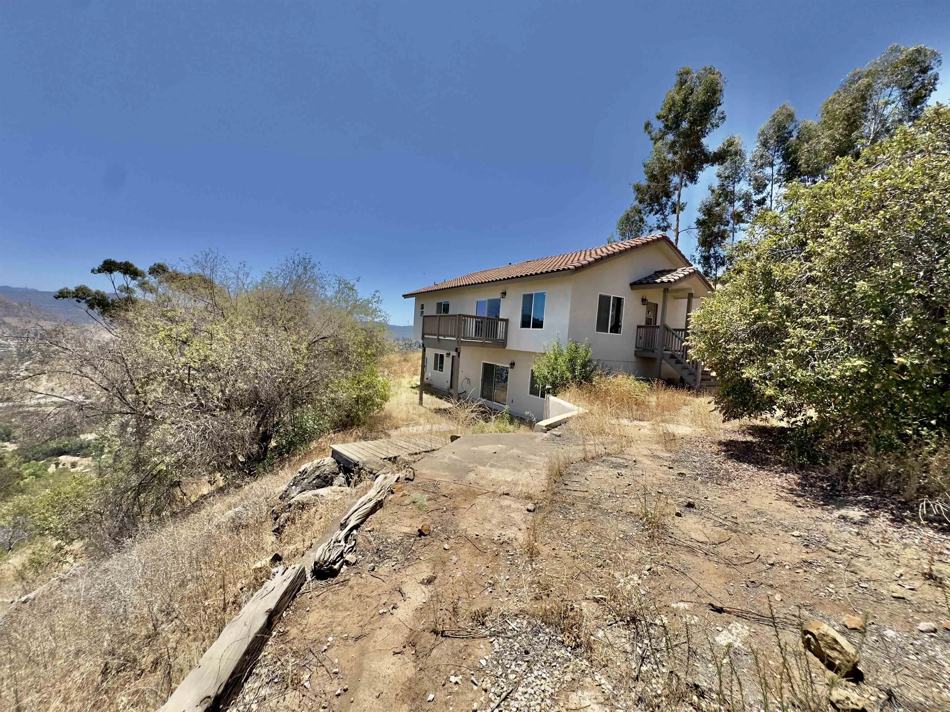 11677 Valle Vista Road Lakeside, CA 92040 - Photo 9 of 44 a view of backyard of the house