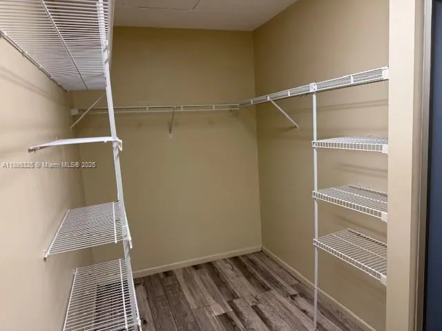 a view of walk in closet