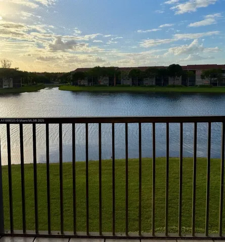a view of a city from a balcony