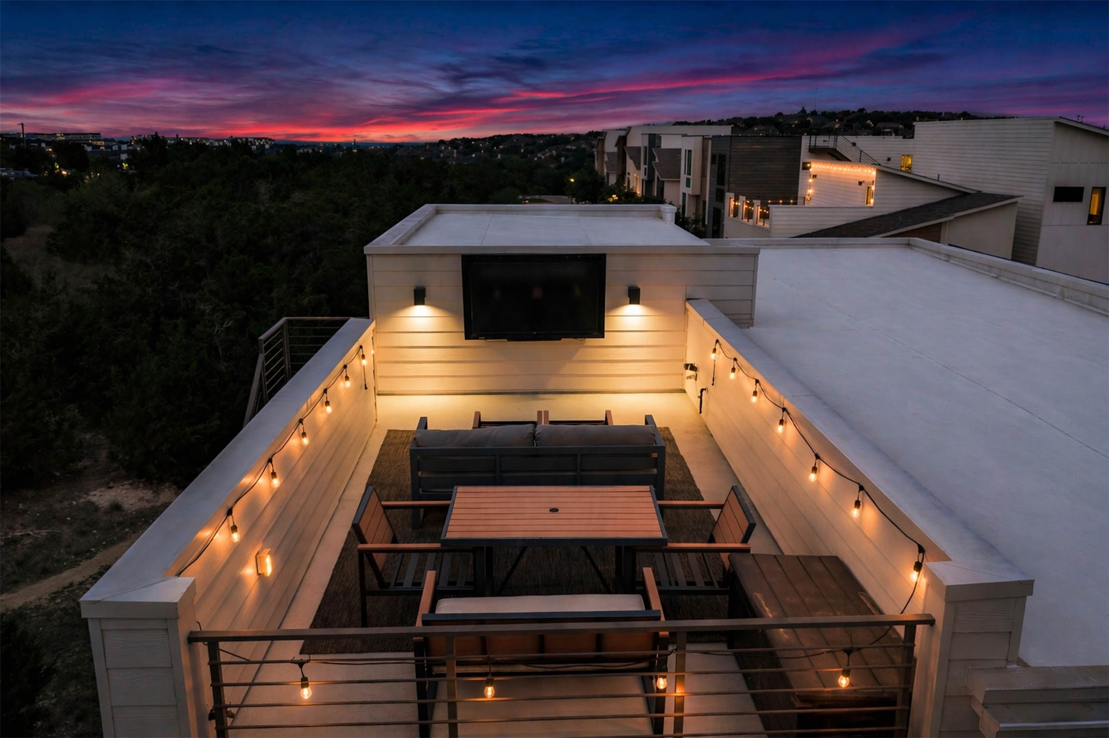 5200 Pink Poppy Pass Austin, TX 78735 - Photo 1 of 38 The spacious footprint of the deck allows for multiple seating arrangements, making it a standout space for gatherings
