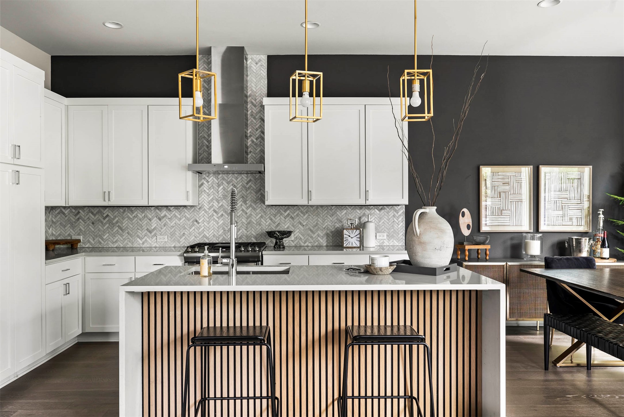 5200 Pink Poppy Pass Austin, TX 78735 - Photo 38 of 38 The kitchen is designed with a thoughtful layout that maximizes the open floor plan, keeping the prep space and quartz waterfall island central to the home’s flow