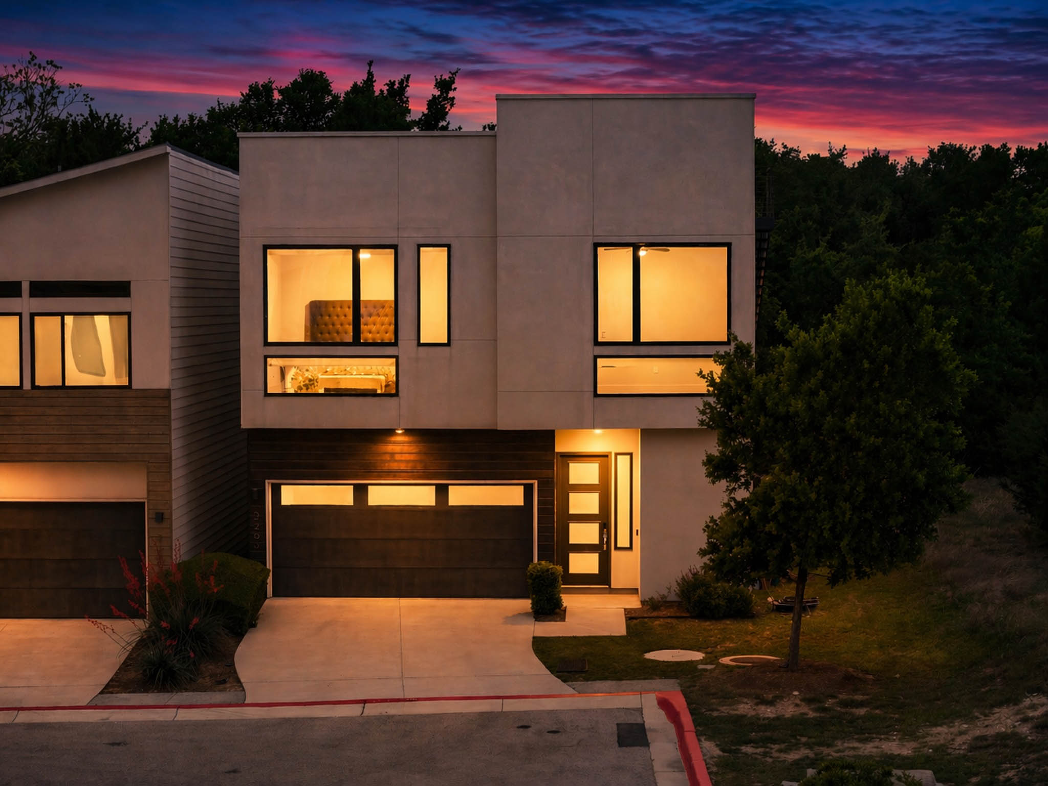 5200 Pink Poppy Pass Austin, TX 78735 - Photo 9 of 38 This standalone Cayena home is tucked at the very back of the community, offering extra privacy and a striking modern profile