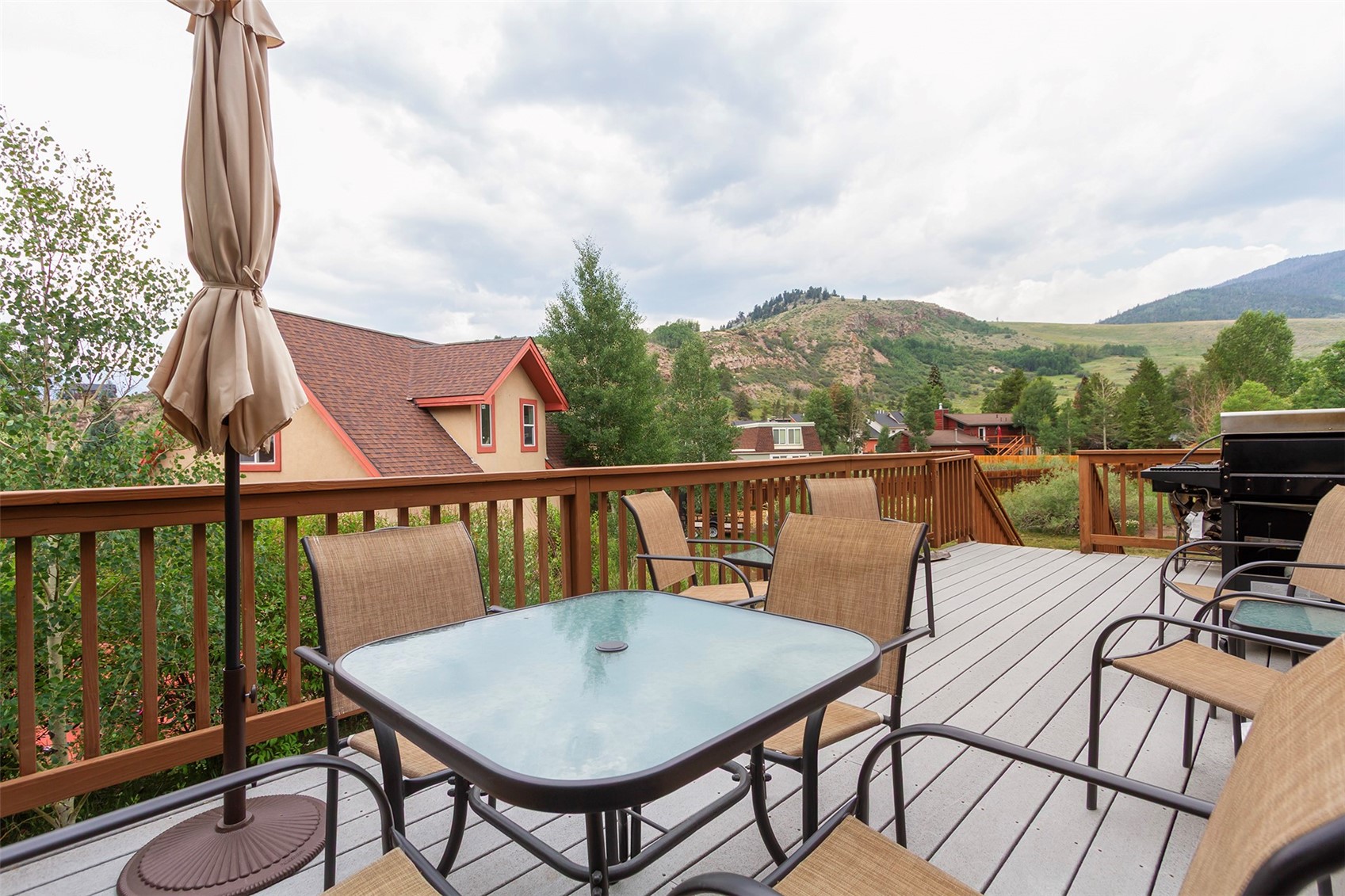 857 Deer Path Road Dillon, CO 80435 - Photo 14 of 29 Large Private Deck with Mountain Views