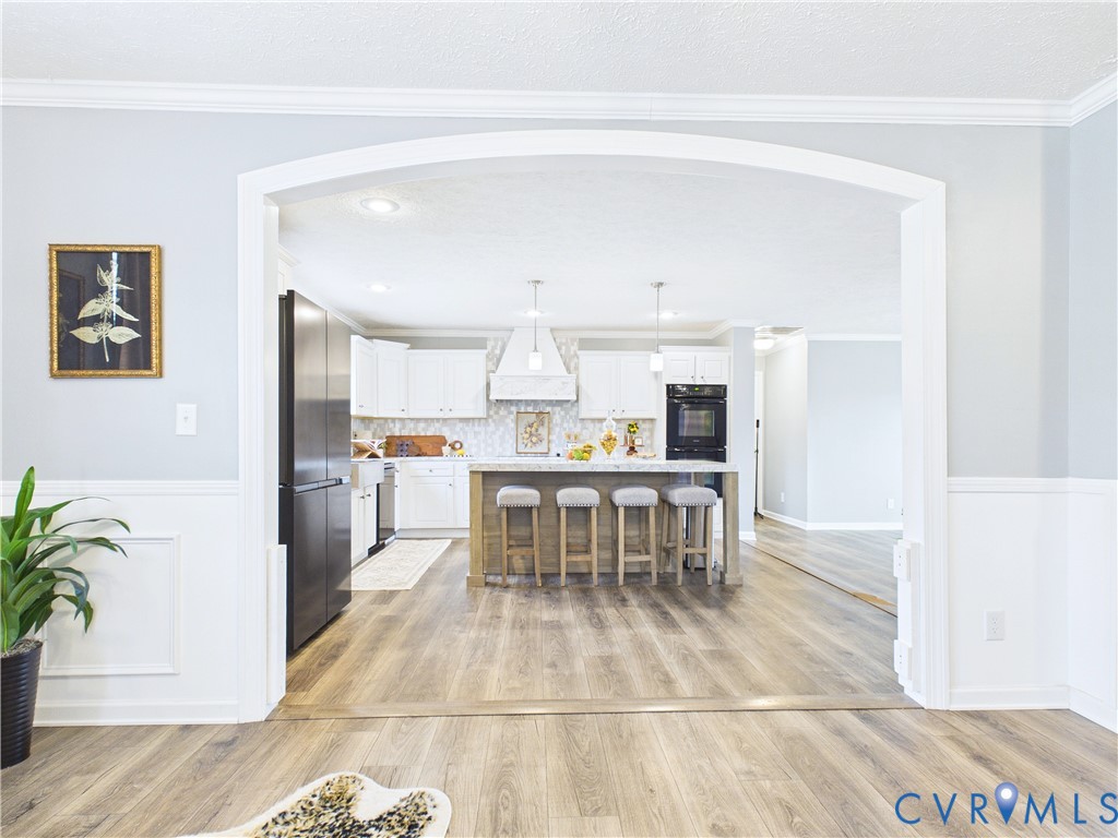 2392 Rehoboth Road Victoria, VA 23974 - Photo 10 of 81 Open concept design featuring an arched entryway