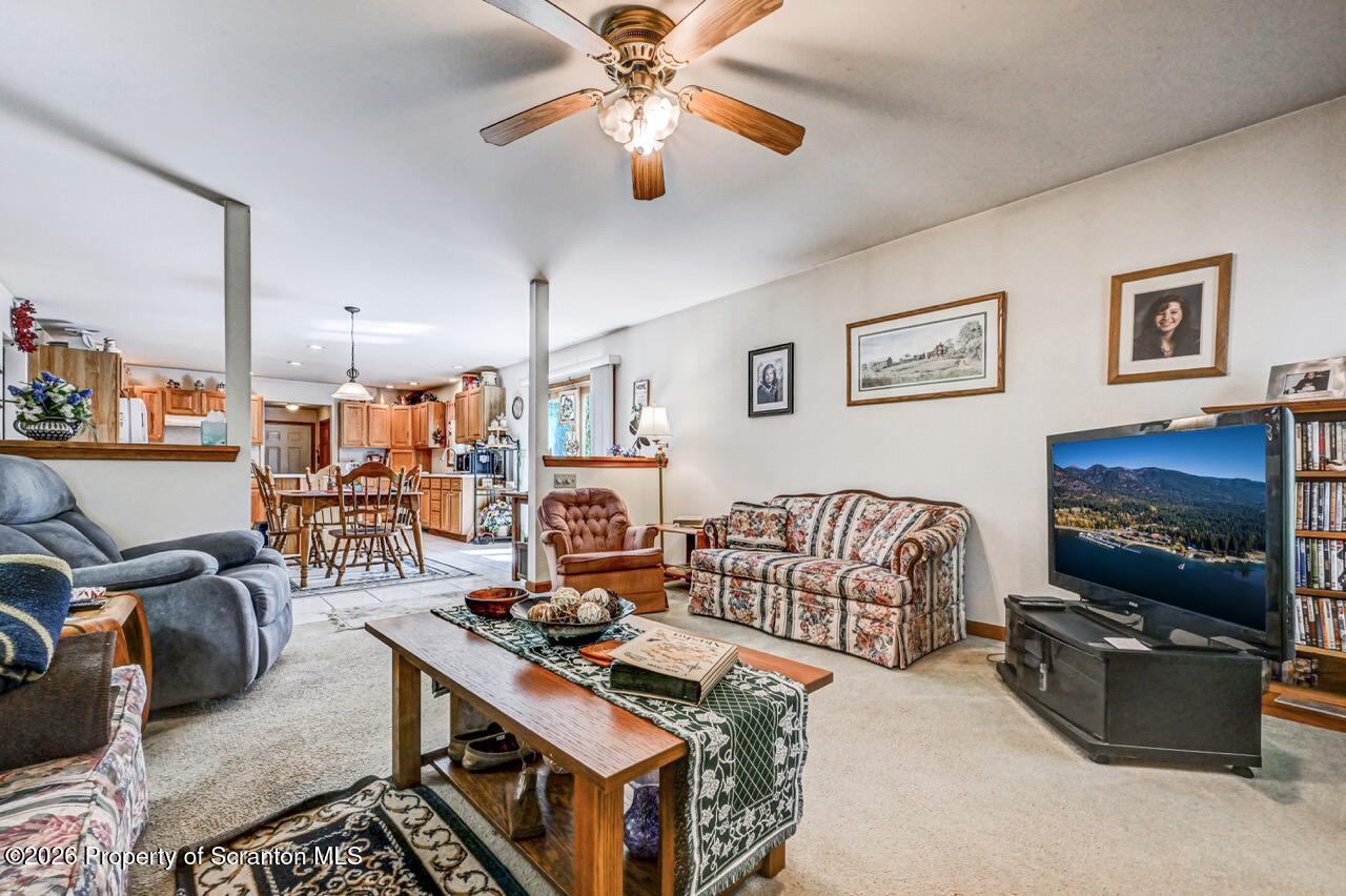 314 Reynolds Road Factoryville, PA 18419 - Photo 23 of 58 a living room with furniture and a flat screen tv