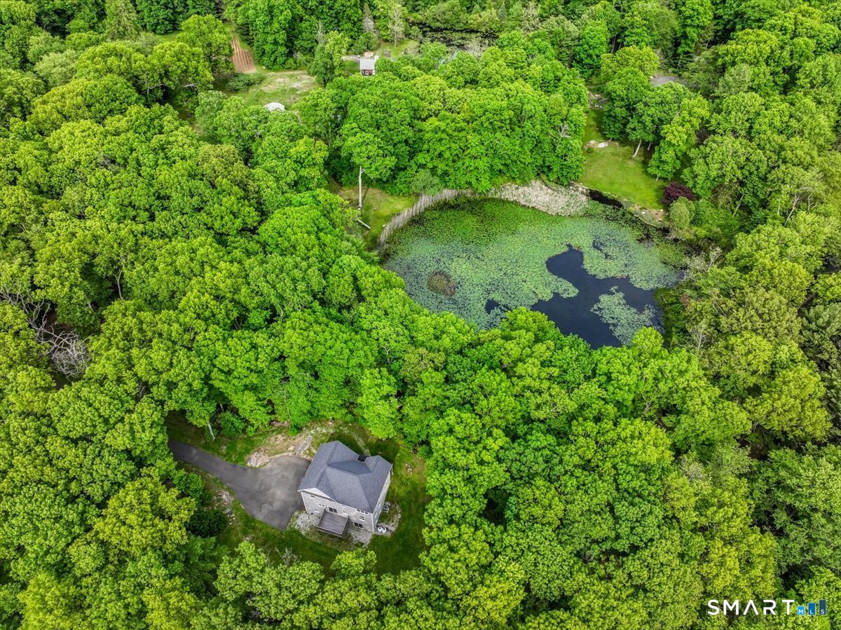 127 Putnam Park Road Bethel, CT 06801 - Photo 28 of 35 an aerial view of a house with a yard