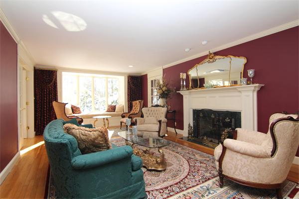 64 Myopia Road Winchester, MA 01890 - Photo 7 of 30 a living room with furniture and a fireplace