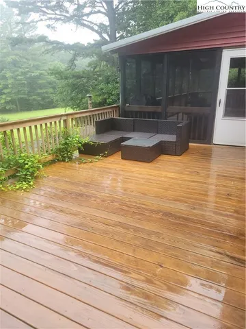 a view of a swimming pool and outdoor space