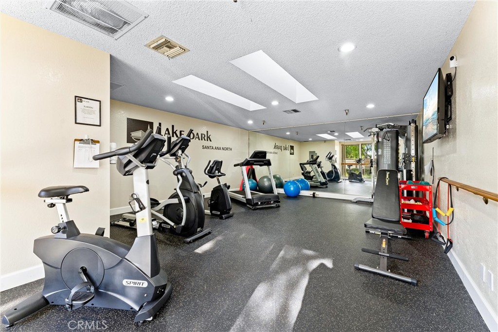 2529 Shadow Santa Ana, CA 92705 - Photo 36 of 45 a view of a room with gym equipment