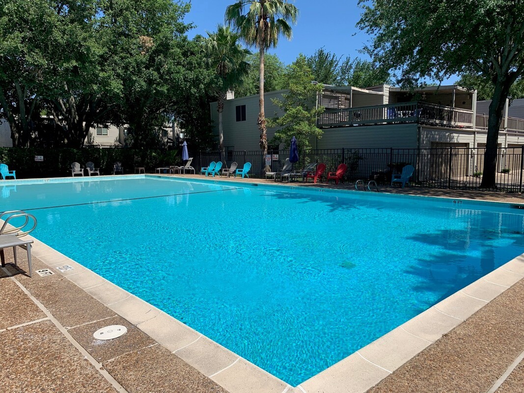 1615 Prairie Mark Lane Houston, TX 77077 - Photo 23 of 25 And the pool is just a quick walk away from out the front door, across the courtyard and street.