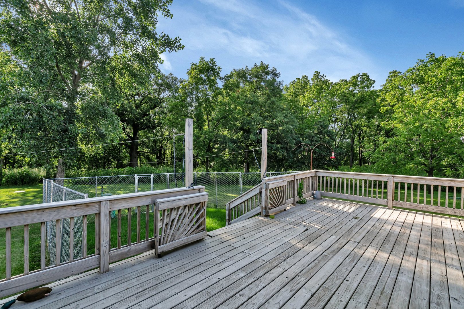 2389 East 29th Road Seneca, IL 61360 - Photo 41 of 46 a view of deck with furniture and trees in the background