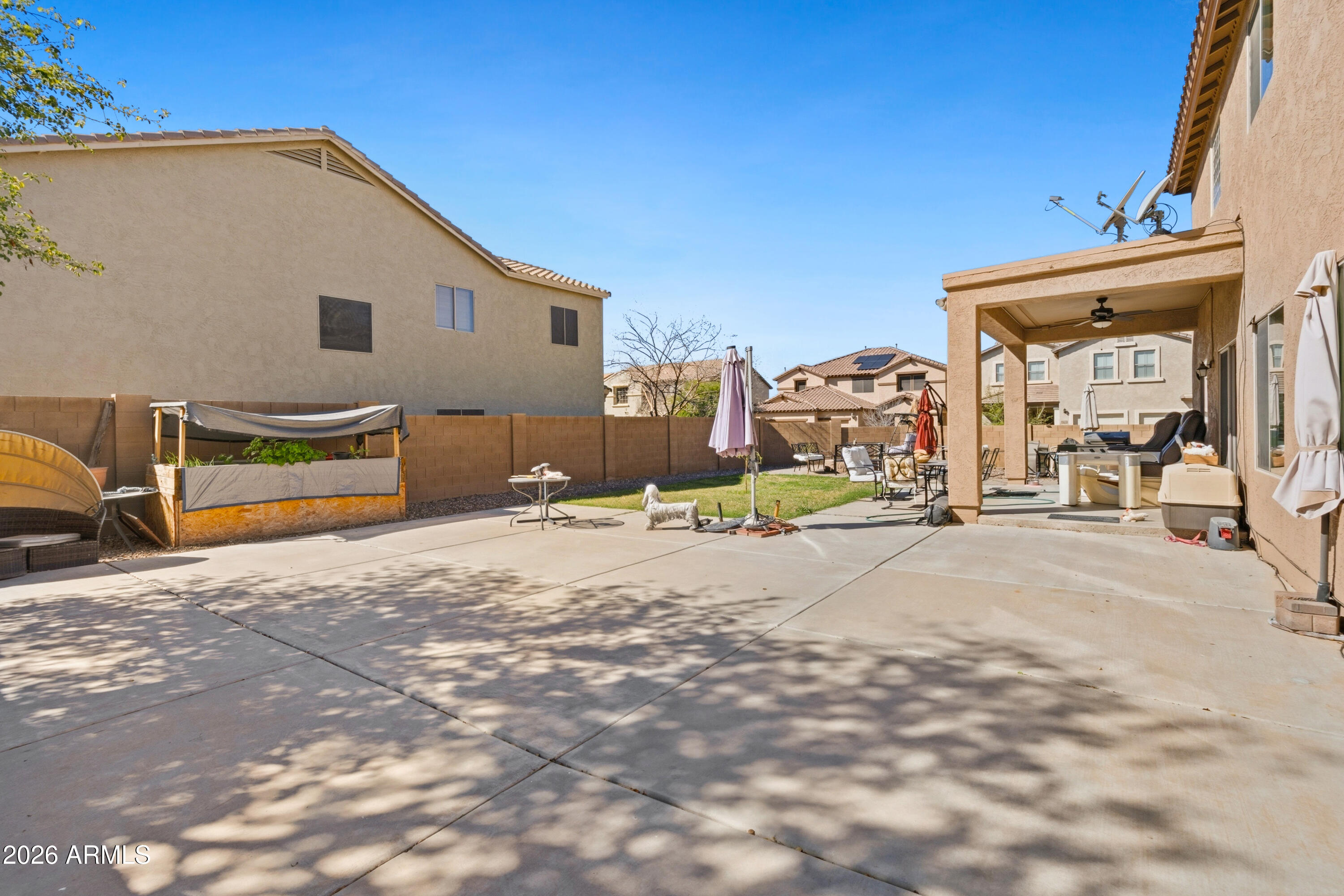 7639 West Georgetown Way Florence, AZ 85132 - Photo 25 of 25 a view of a house with a patio