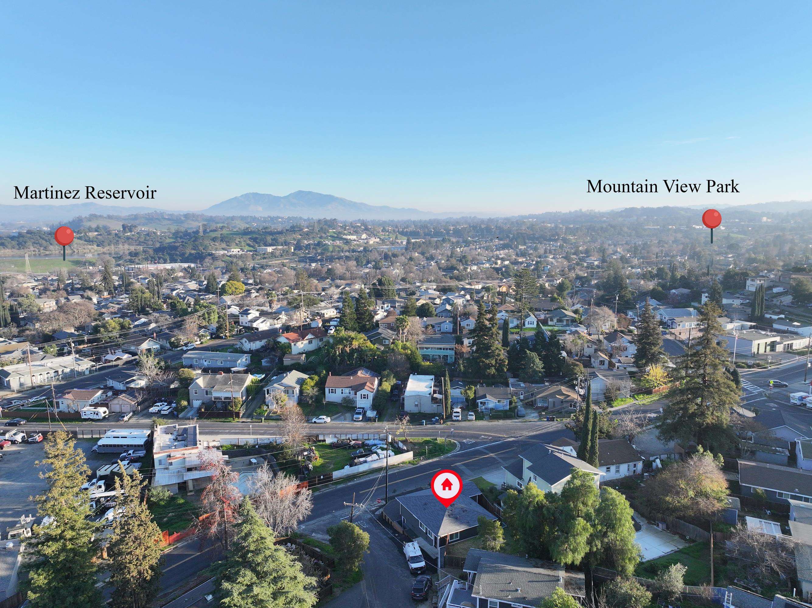 1351 Shell Avenue Martinez, CA 94553 - Photo 28 of 29 View of property location featuring nearby suburban area and mountains