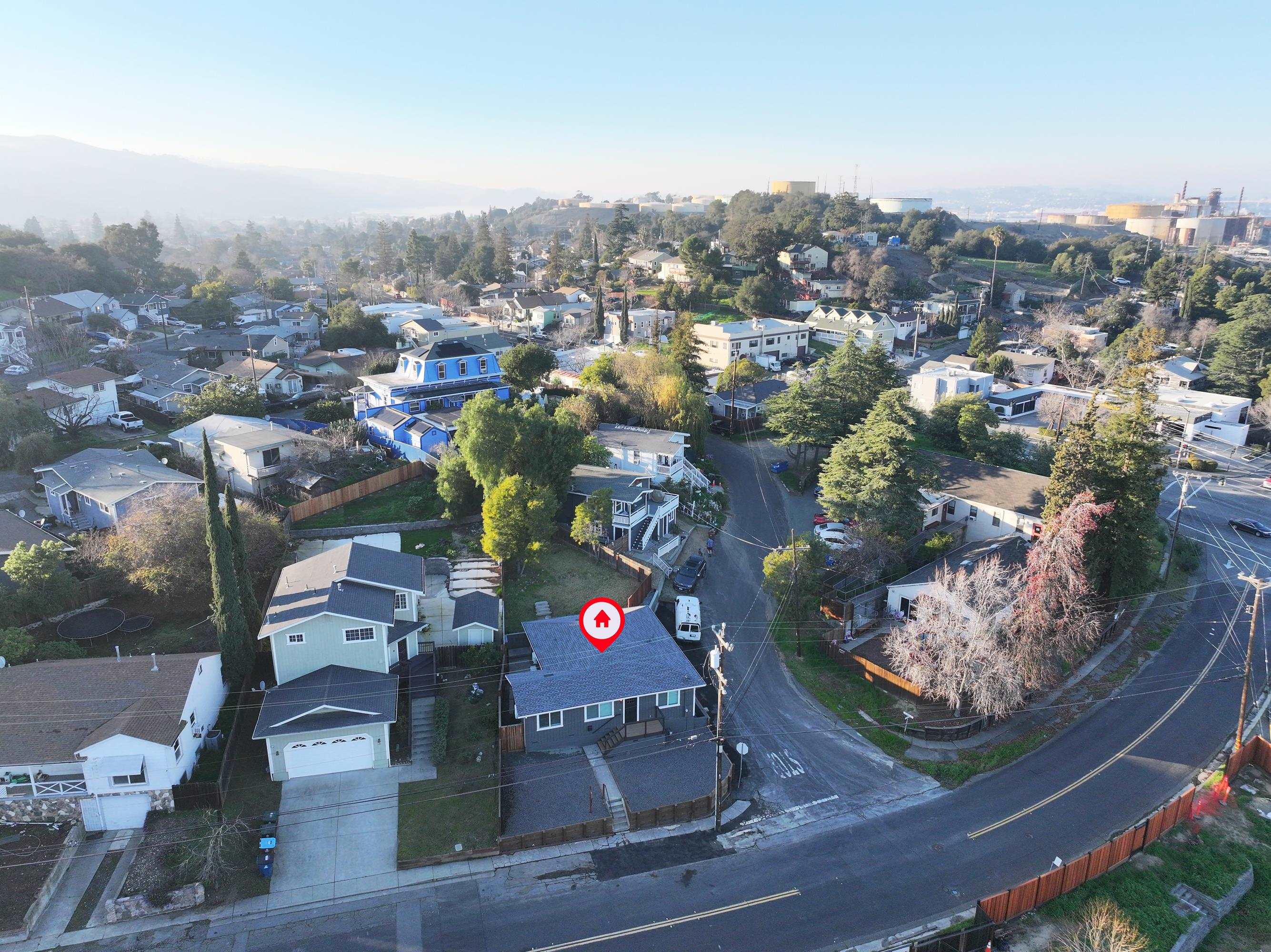 1351 Shell Avenue Martinez, CA 94553 - Photo 29 of 29 Aerial view of residential area