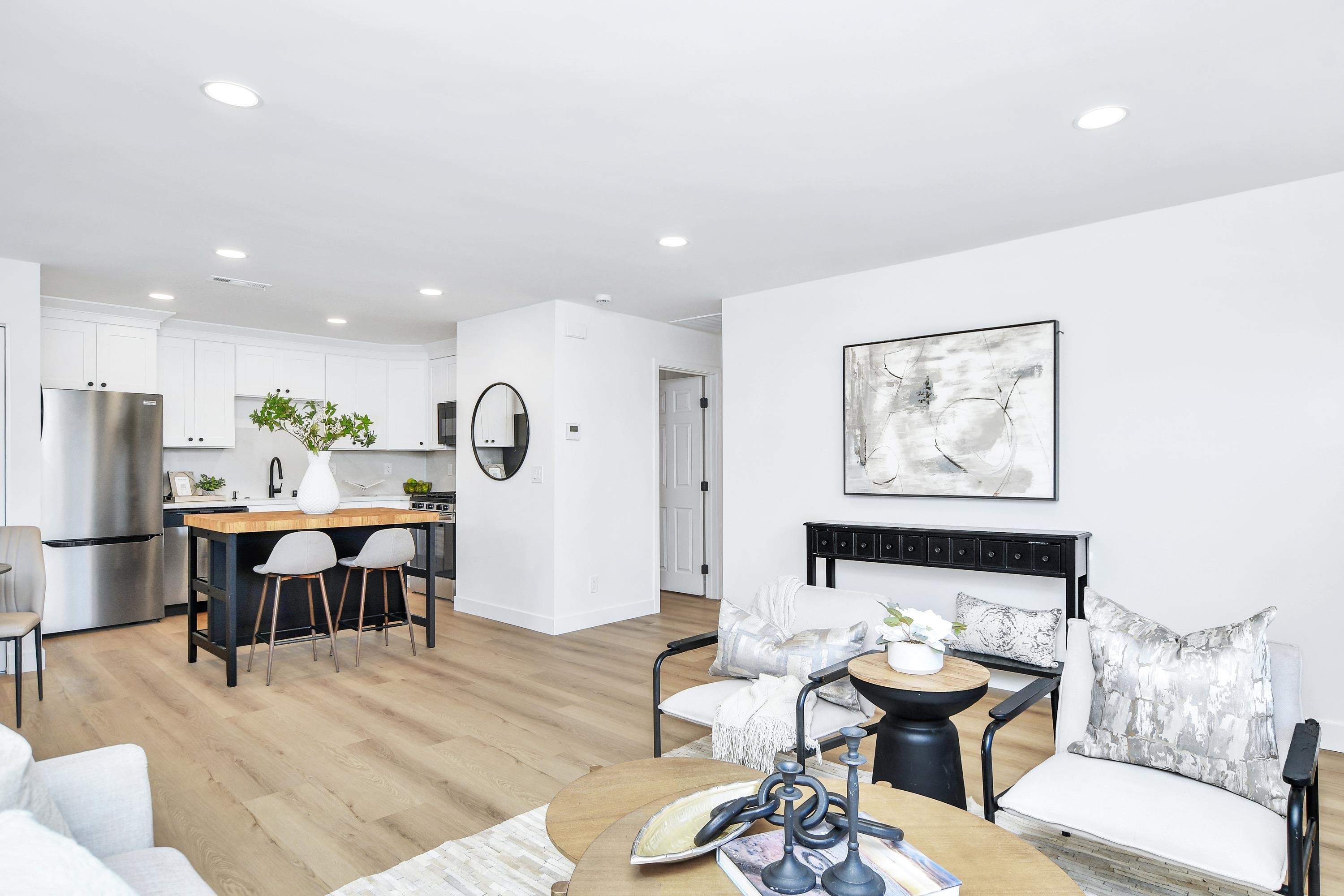 1351 Shell Avenue Martinez, CA 94553 - Photo 6 of 29 Living area featuring recessed lighting and light wood-style floors