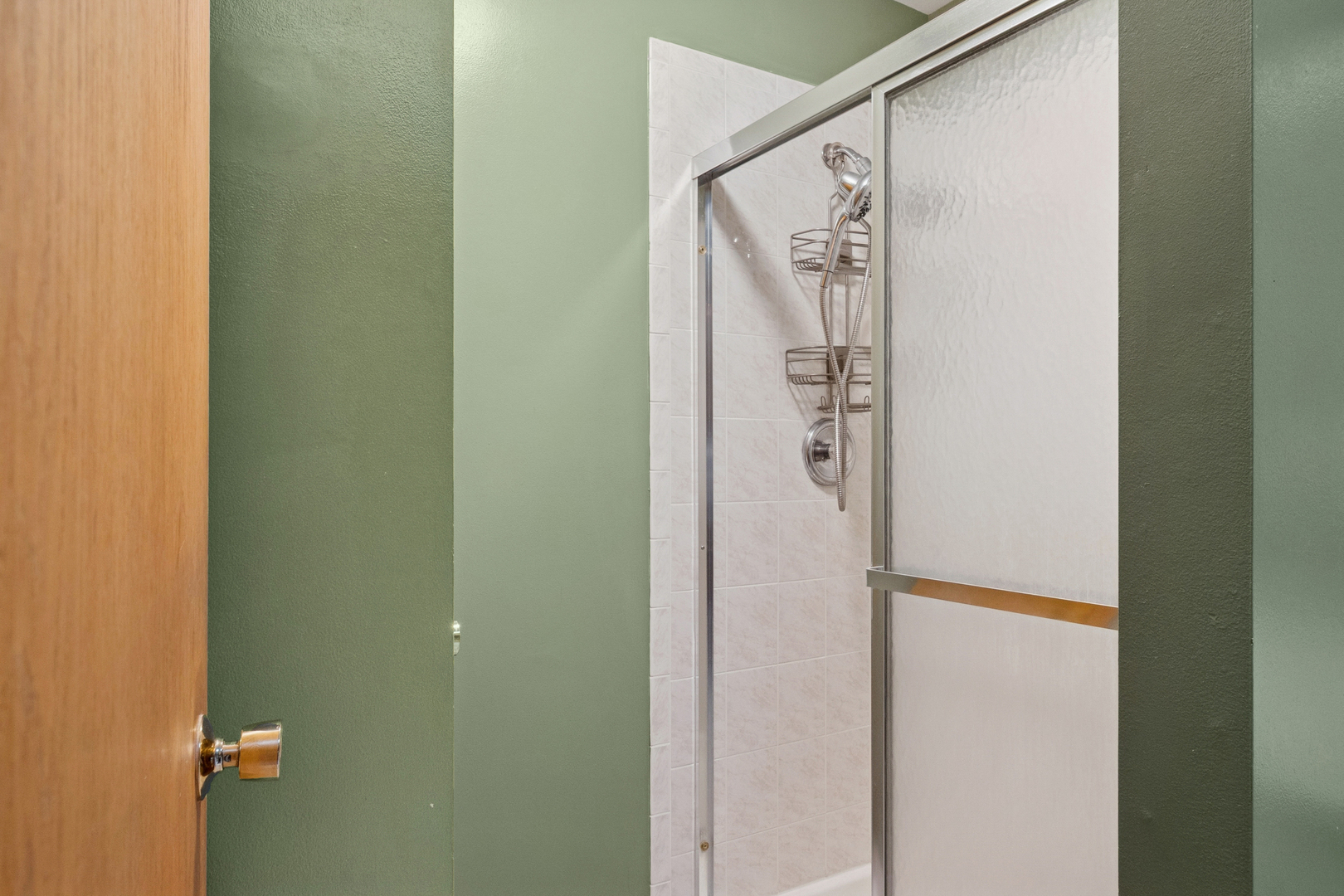 5356 Dixie Drive, Unit 5356 Alsip, IL 60803 - Photo 14 of 20 a bathroom with a glass door