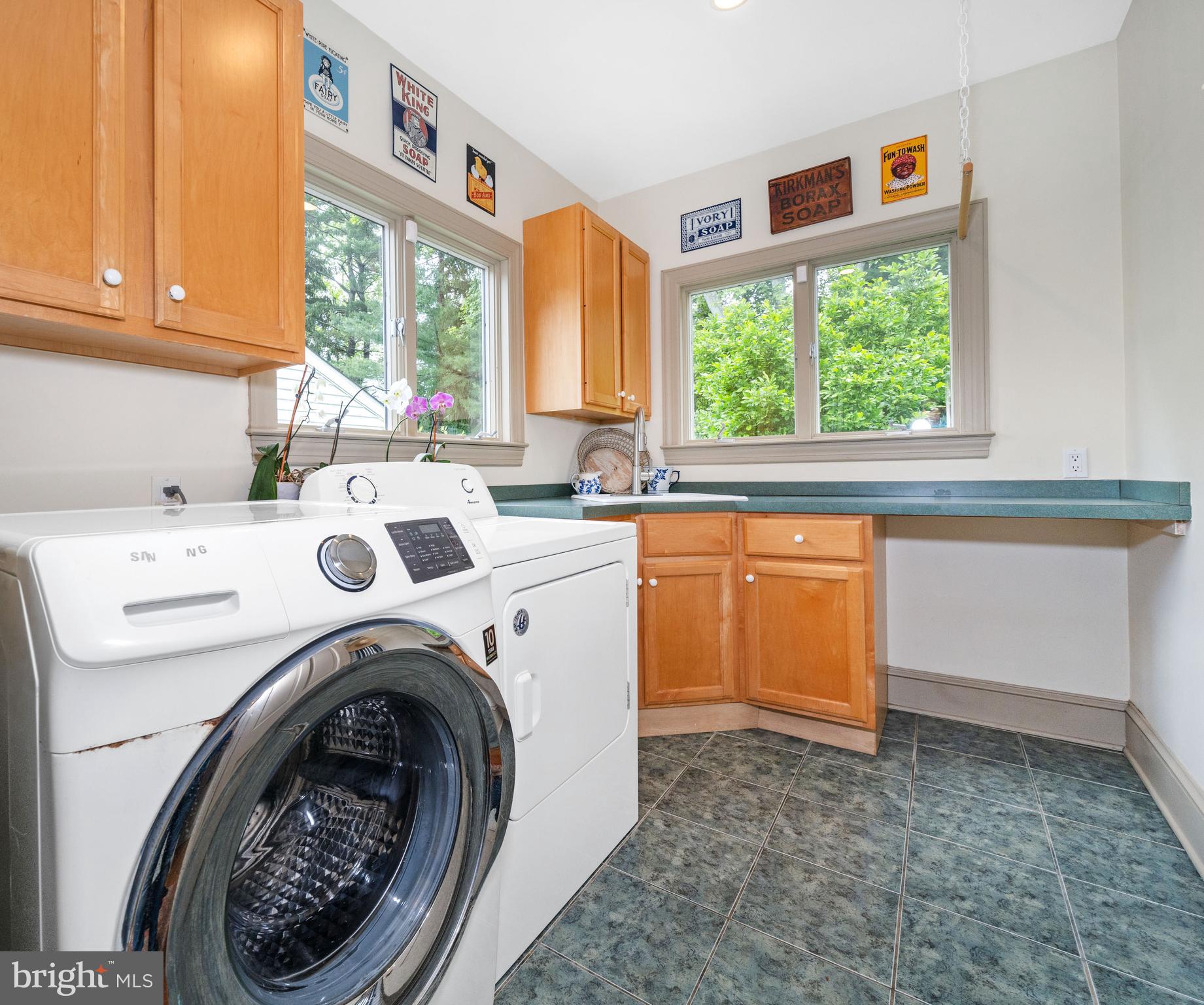 243 Heyburn Road Chadds Ford, PA 19317 - Photo 26 of 58 a utility room with sink dryer and washer