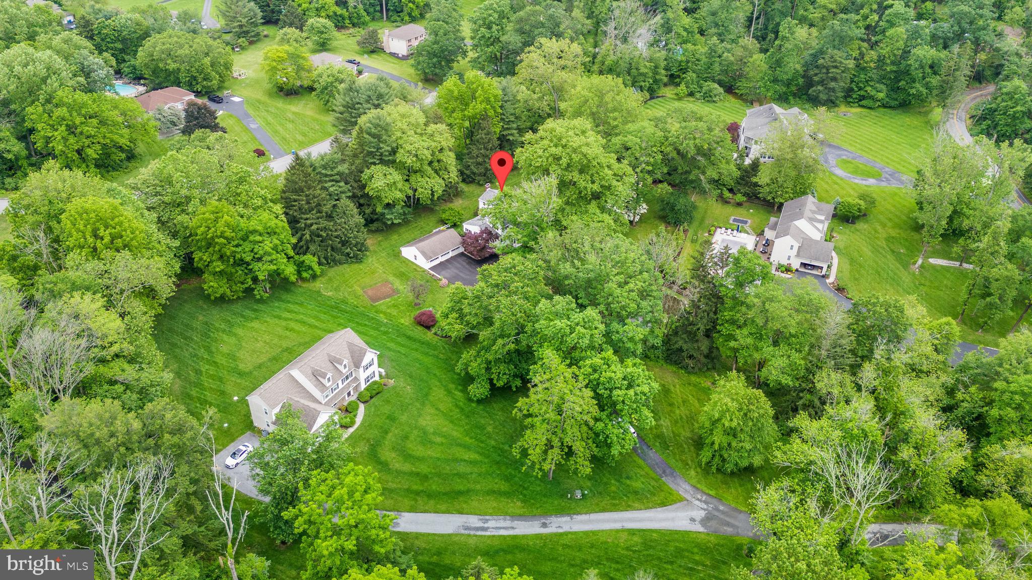 243 Heyburn Road Chadds Ford, PA 19317 - Photo 55 of 58 Aerial Property View showing neighboring homes