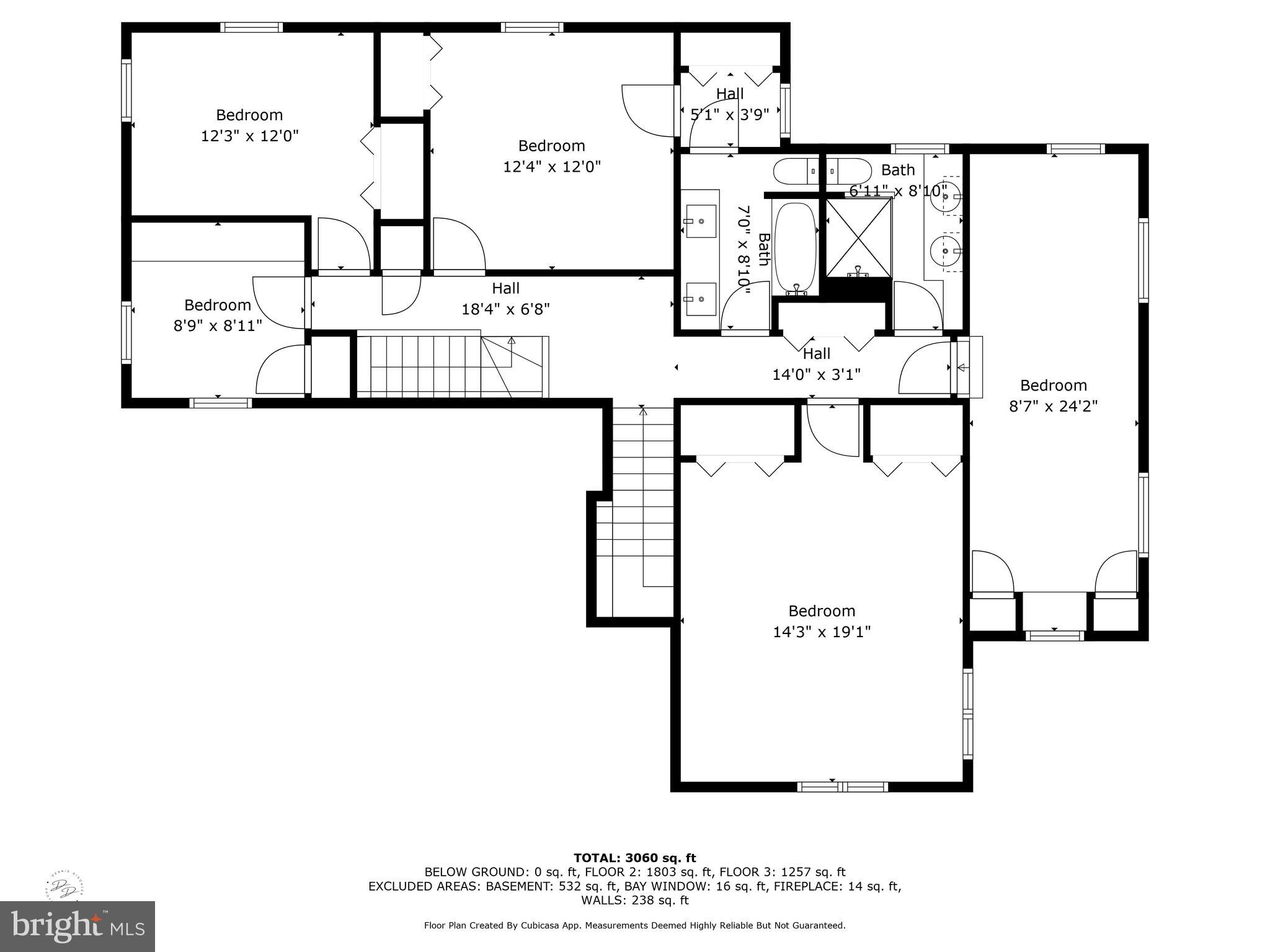 243 Heyburn Road Chadds Ford, PA 19317 - Photo 58 of 58 Floorplan of Second Floor