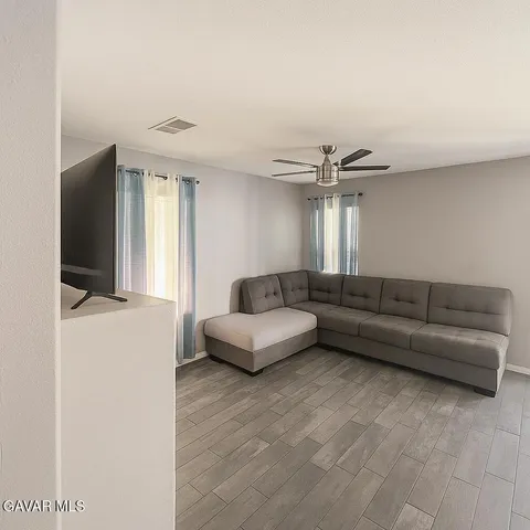 a view of a hallway with closet area