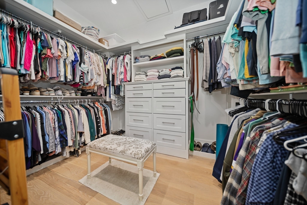 17 Chestnut Lane Littleton, MA 01460 - Photo 22 of 40 a view of walk in closet with clothes and shoes