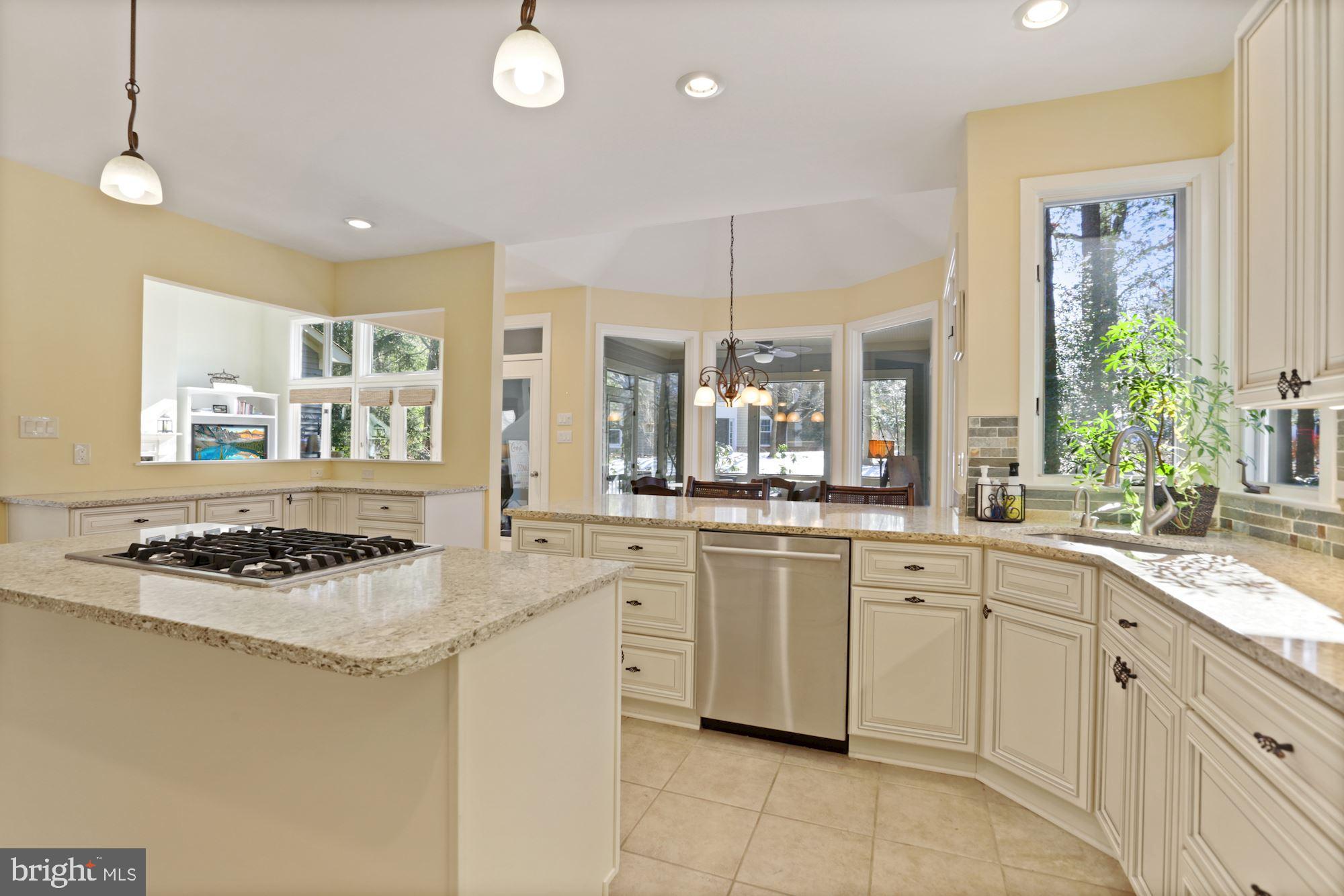 11331 Woodbrook Lane Reston, VA 20194 - Photo 10 of 43 Island with gas Cooktop in Kitchen with tile floor