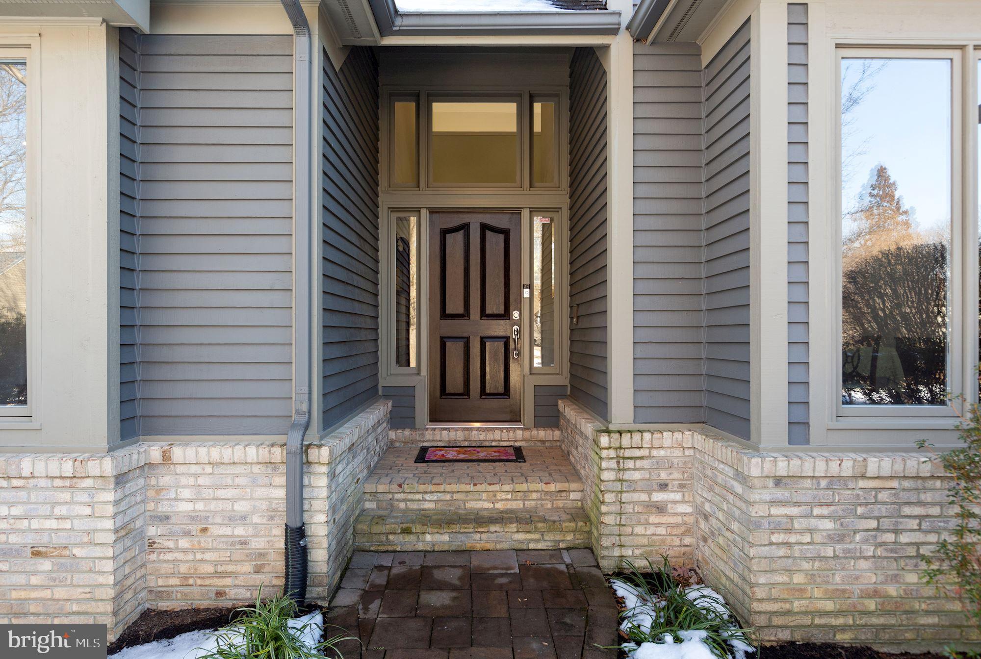 11331 Woodbrook Lane Reston, VA 20194 - Photo 3 of 43 Brick water table and lovely covered entry