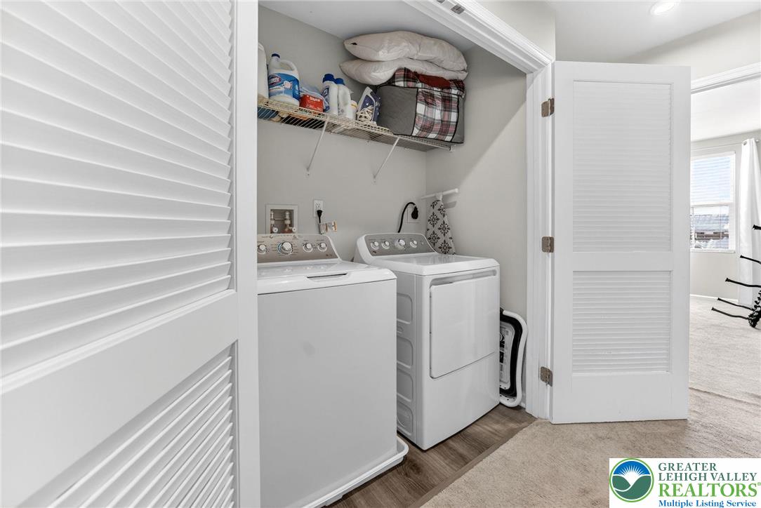 2132 Cross Country Road Northampton, PA 18067 - Photo 19 of 24 a utility room with dryer and washer