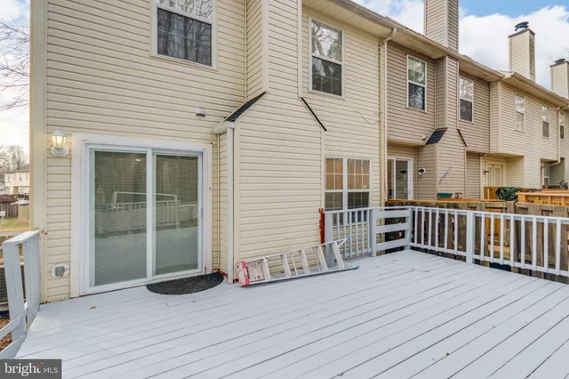 a view of a house with a deck