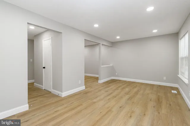 a view of an empty room