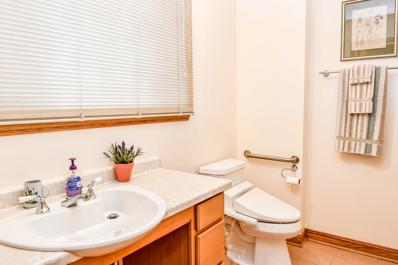 731 Spring Road Elmhurst, IL 60126 - Photo 16 of 23 a bathroom with a sink and a toilet