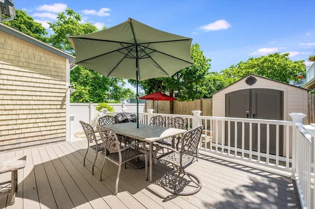 a house view with a seating space